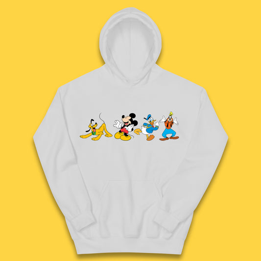 Mickey And Friends Mickey Mouse Daisy Duck Pluto Goofy Donald Duck Disney Group Disney Best Friends Kids Hoodie