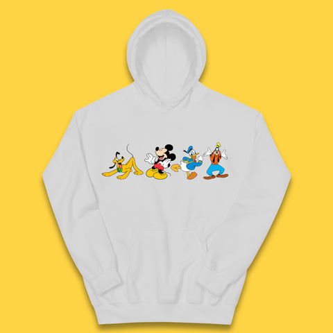 Mickey And Friends Mickey Mouse Daisy Duck Pluto Goofy Donald Duck Disney Group Disney Best Friends Kids Hoodie