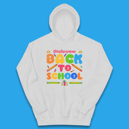 Welcome Back To School Return to the Halls of Learning School Study Gift Kids Hoodie