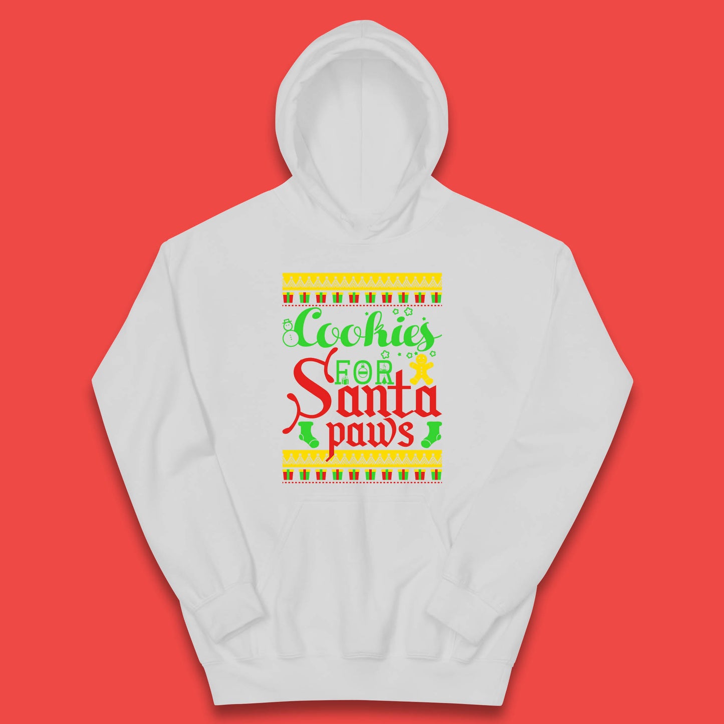 christmas cookies for santa paws hoodie