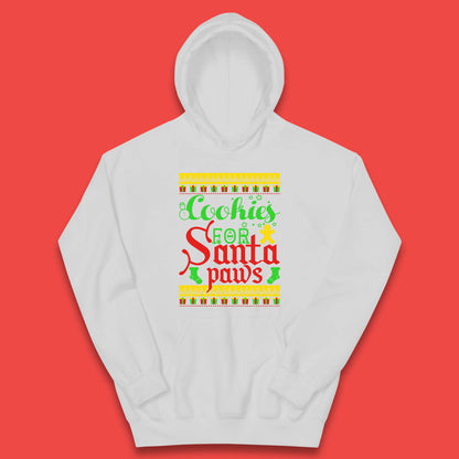 christmas cookies for santa paws hoodie