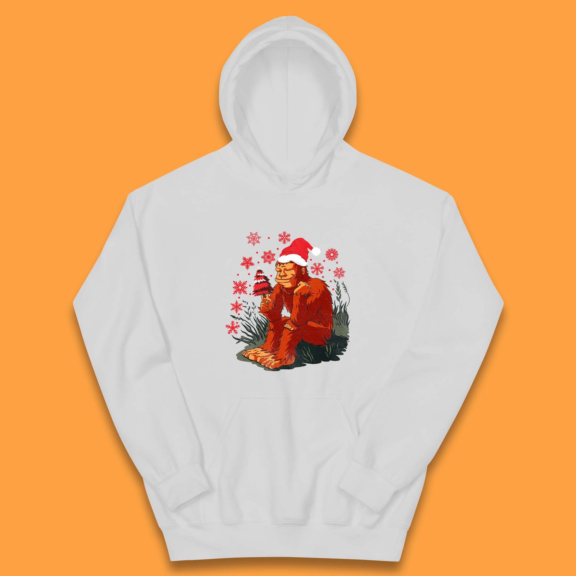 christmas bigfoot hoodie