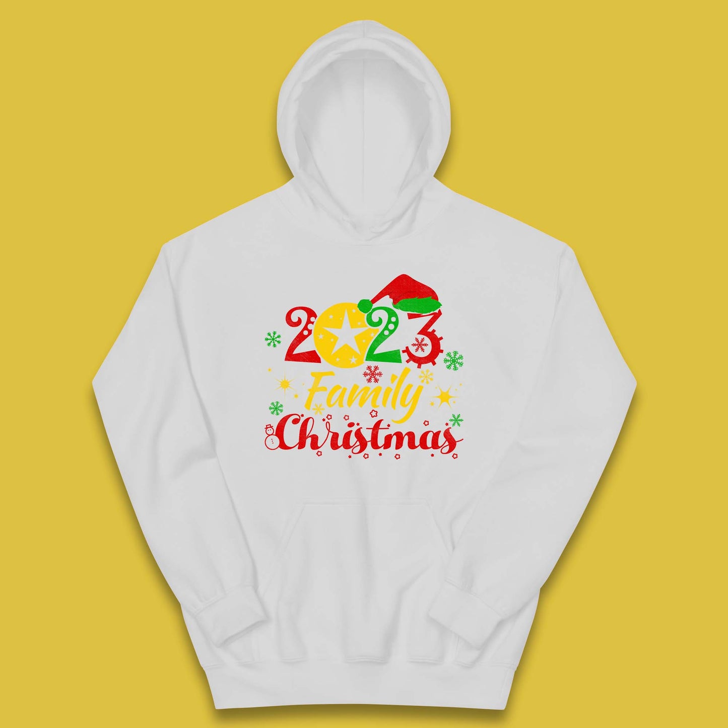Family Christmas 2023 Christmas Matching Family Costume Xmas Kids Hoodie