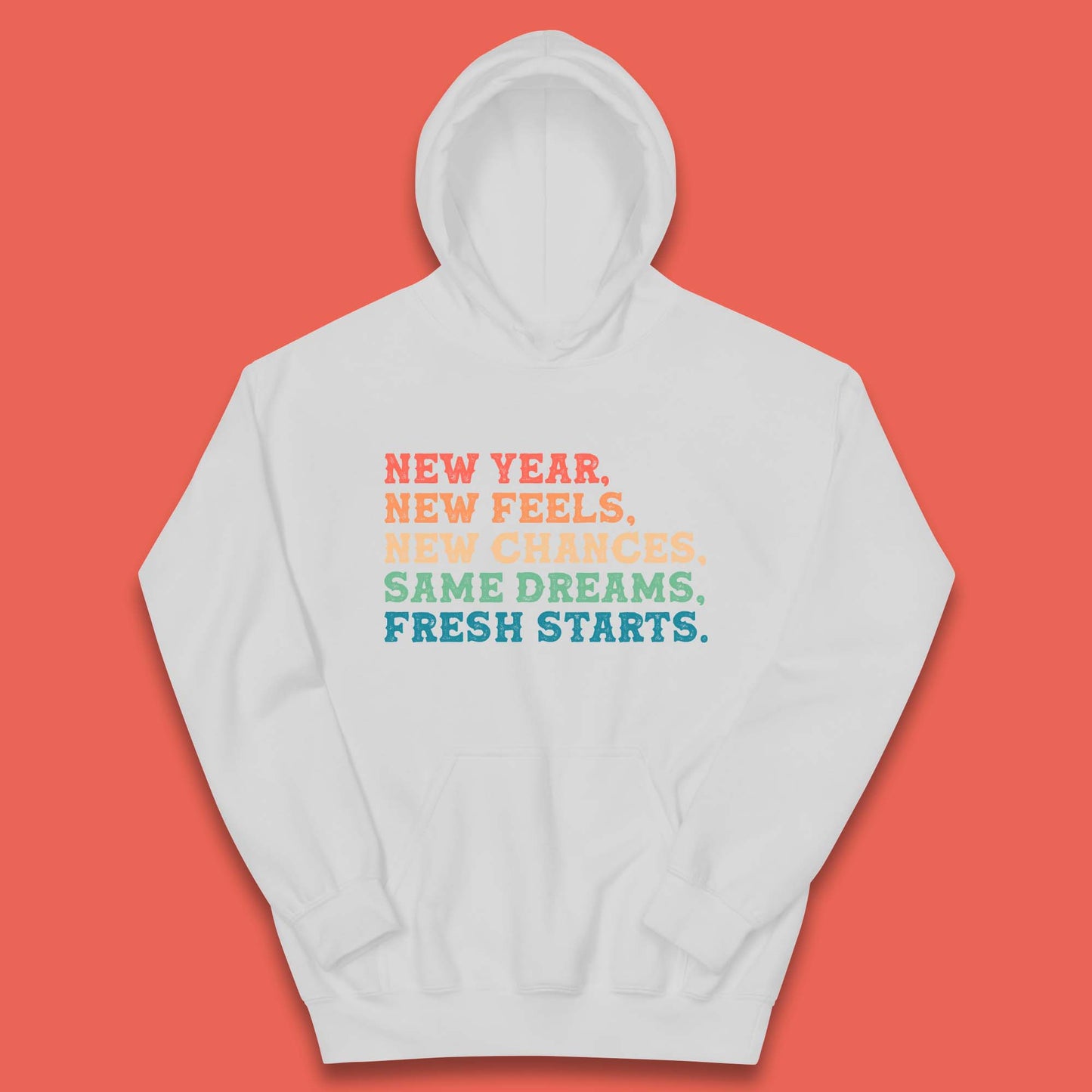 New Year New Feels Kids Hoodie