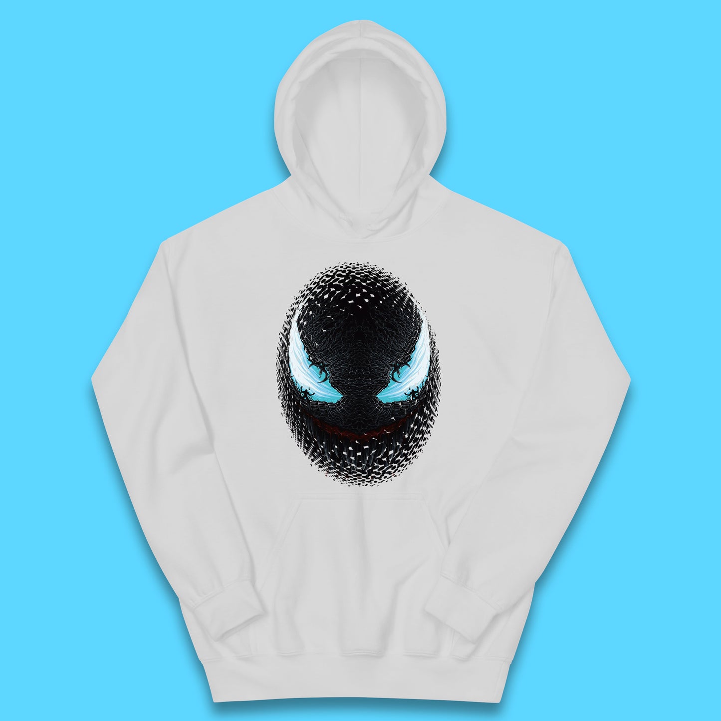 Marvel Venom Amoled Angry Venom Logo Marvel Avengers Superheros Movie Character Kids Hoodie
