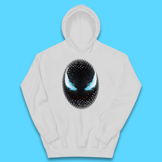 Marvel Venom Amoled Angry Venom Logo Marvel Avengers Superheros Movie Character Kids Hoodie
