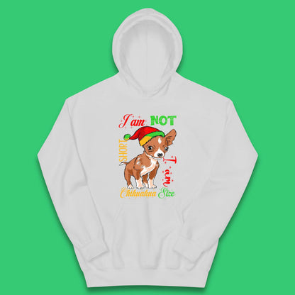 Chihuahua Size Christmas Kids Hoodie