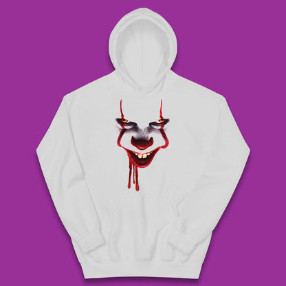 Pennywise Clown IT Chapter 2 Halloween Horror Movie Character Kids Hoodie