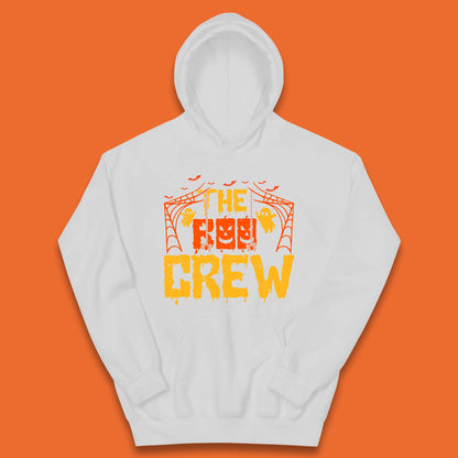 The Boo Crew Halloween Horror Spooky Boo Squad Matching Halloween Costume Kids Hoodie