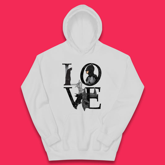 Batman Love Superhero Fictional Character DC Comics Batman Comic Book Character Kids Hoodie
