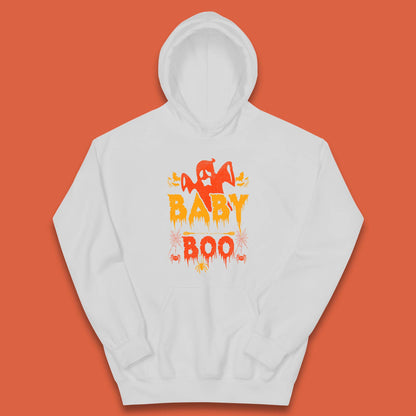 Baby Boo Happy Halloween Spooky Funny Baby Boo Ghost Kids Hoodie