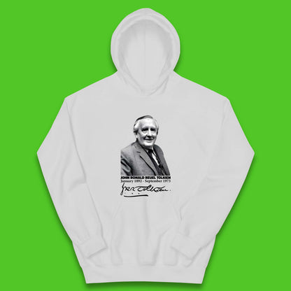 John Ronald Reuel Tolkien Signature Kids Hoodie
