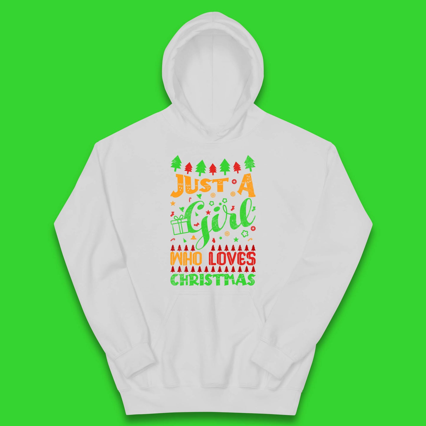 just a girl who loves christmas hoodie
