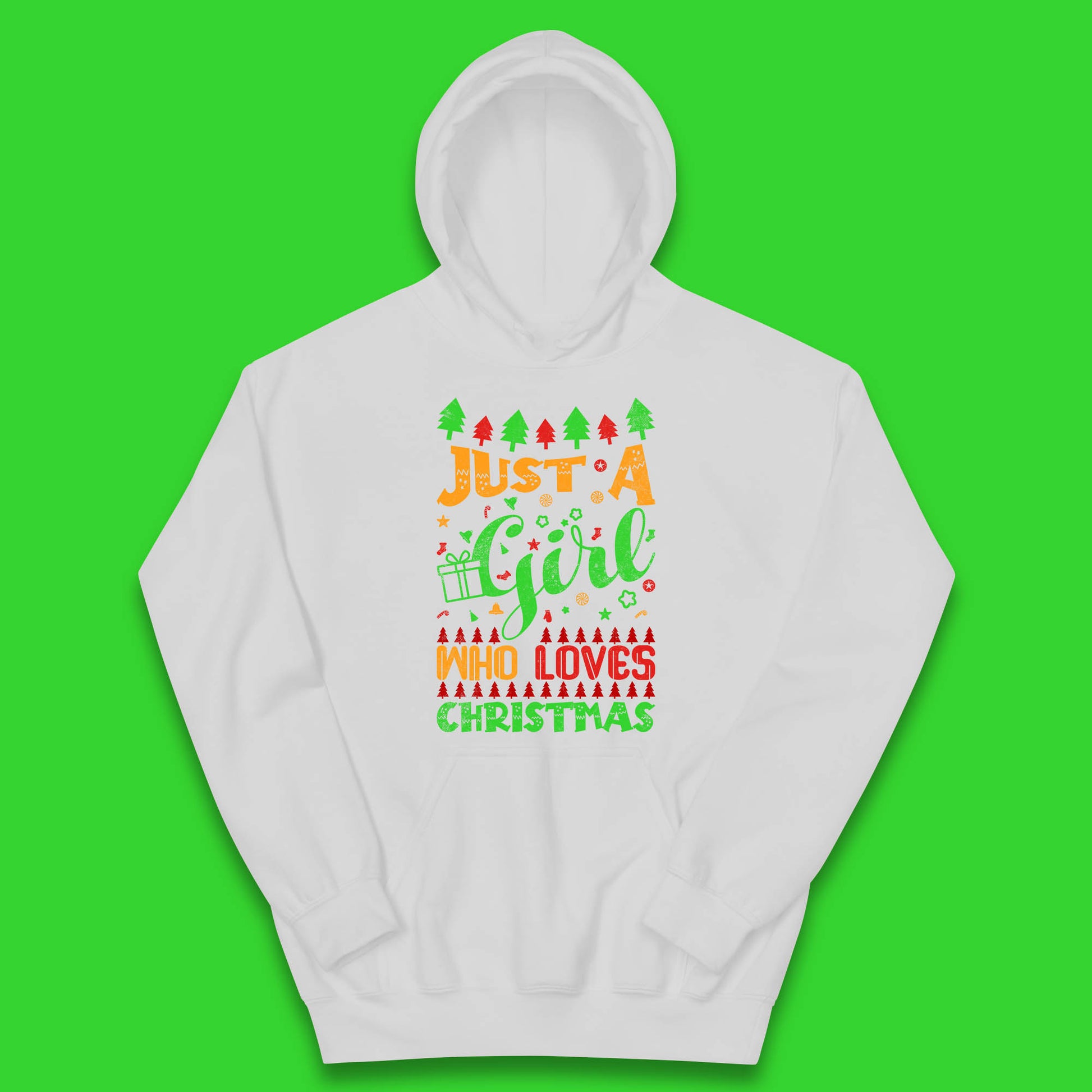 just a girl who loves christmas hoodie