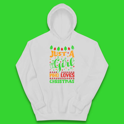 just a girl who loves christmas hoodie