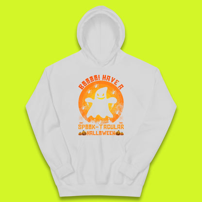Boo Have A Spook Tacular Halloween Boo Ghost Horror Scary Spooky Season Kids Hoodie