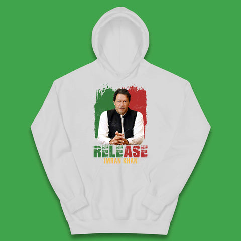 Release Imran Khan Prisoner No 804 Stand With Imran Khan Pakistan Kids Hoodie