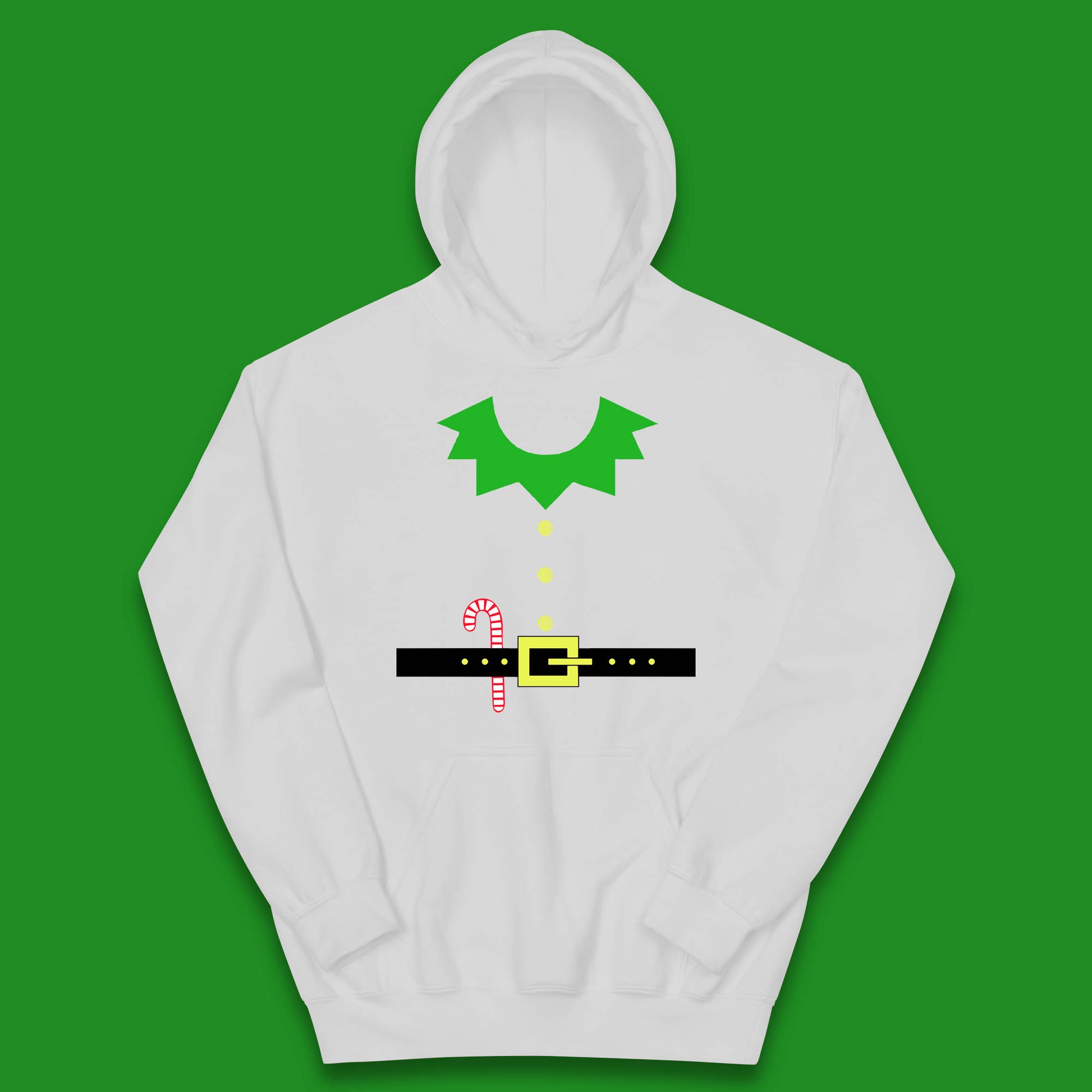 christmas elf costume christmas candy hoodie