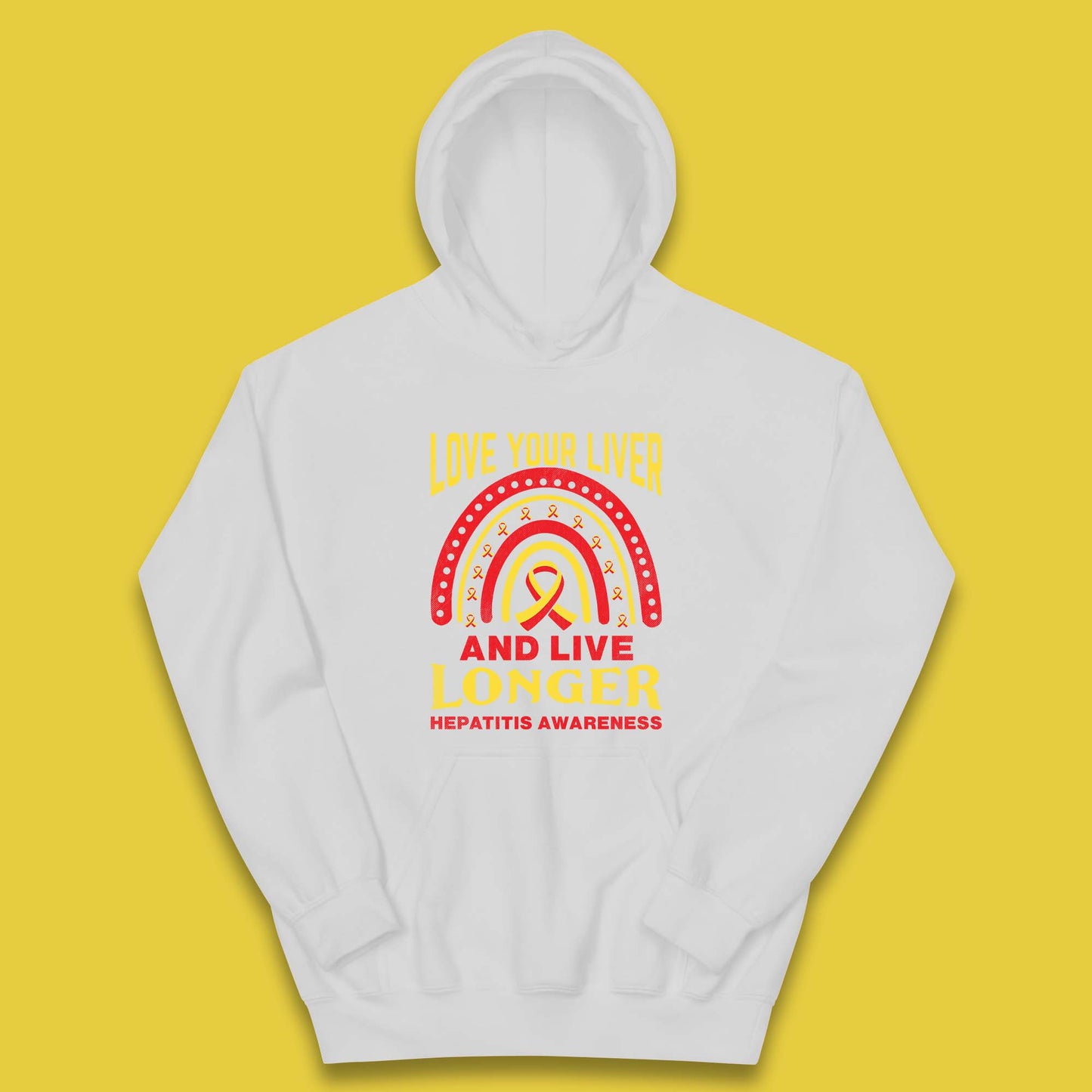 Hepatitis Awareness Kids Hoodie