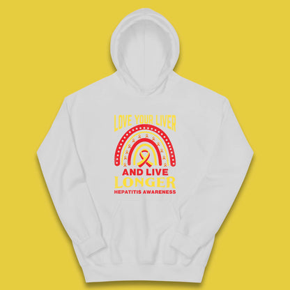 Hepatitis Awareness Kids Hoodie