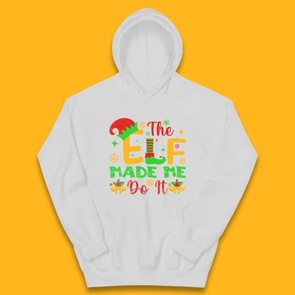 the elf made me do it christmas hoodie