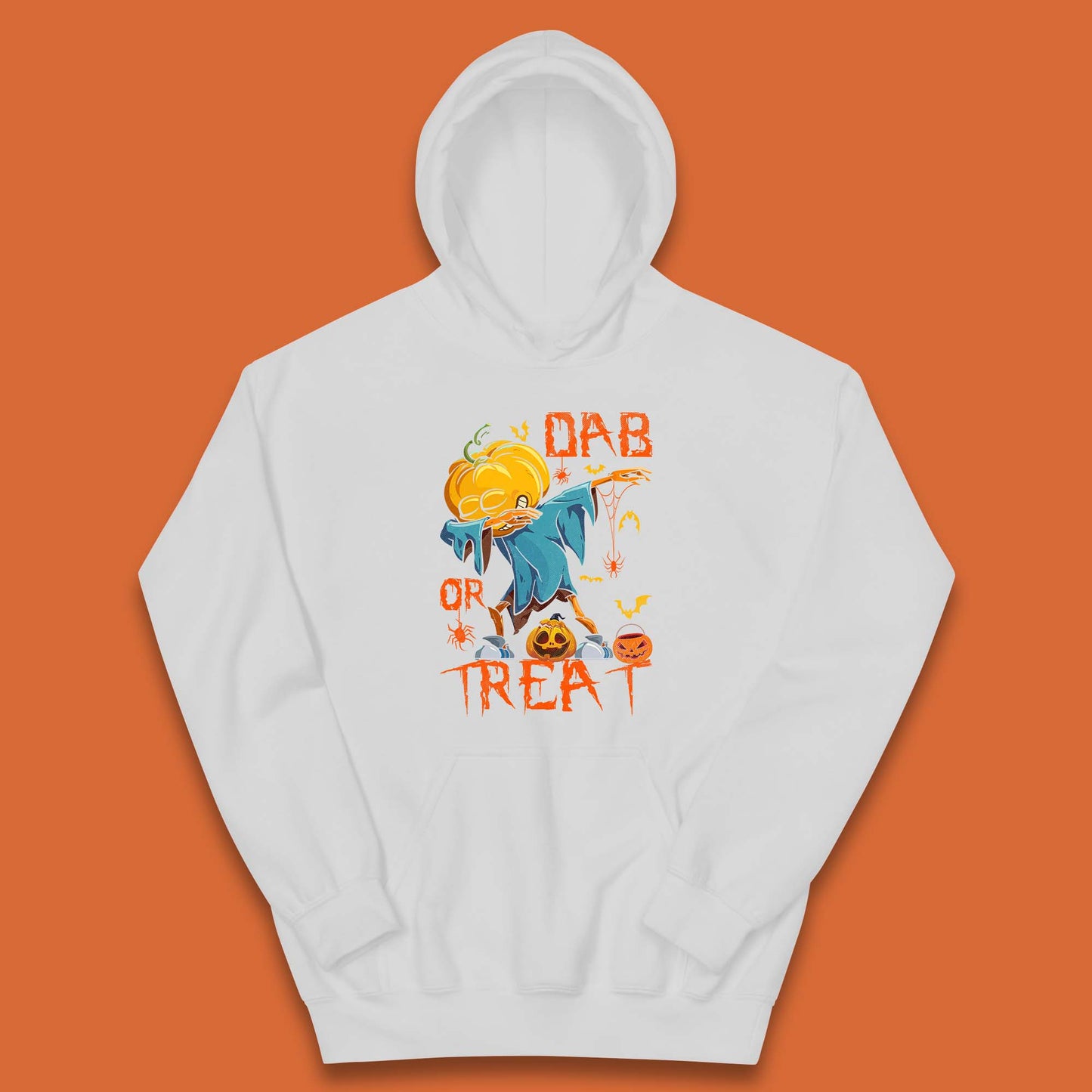 Dab Or Treat Scarecrow Dabs Halloween Dabbing Dance Horror Scary Kids Hoodie