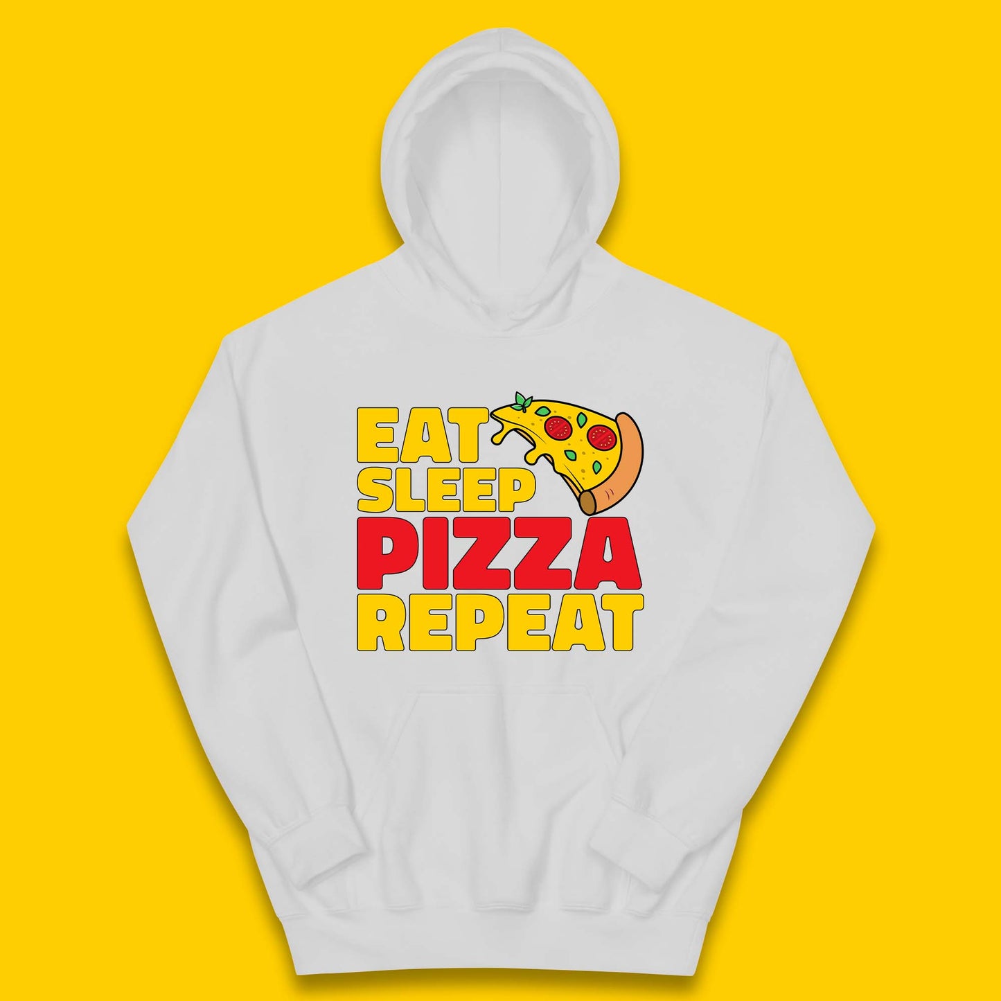 Eat Sleep Pizza Repeat Kids Hoodie