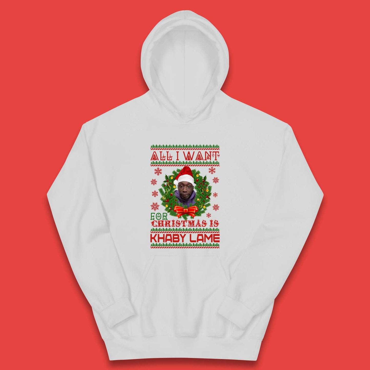 Want Khaby Lame For Christmas Kids Hoodie