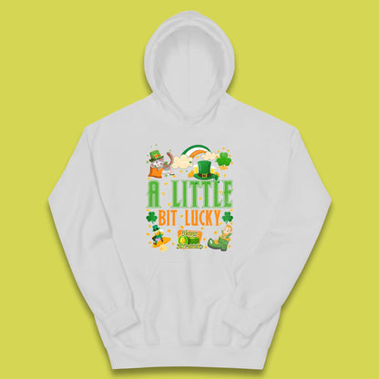 A Little Bit Lucky St. Patrick's Kids Hoodie