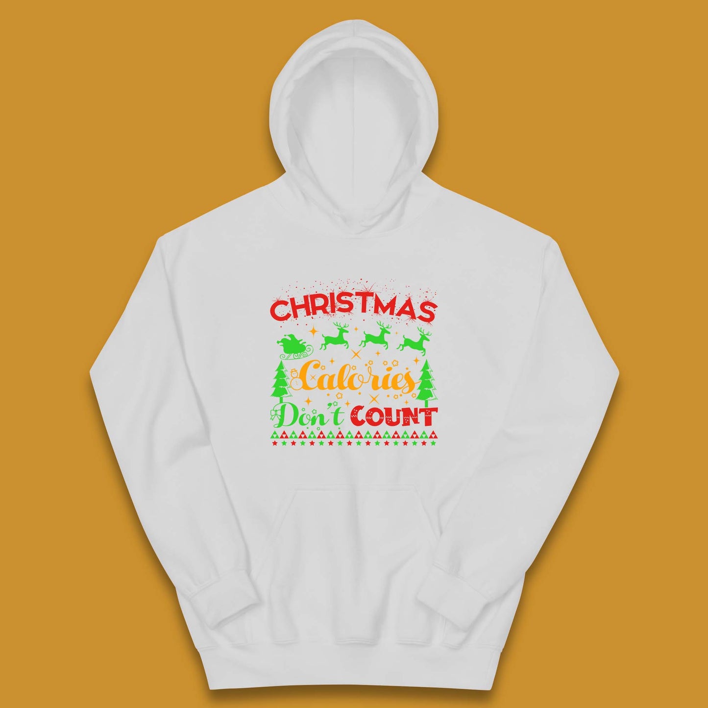 christmas calories don't count hoodie