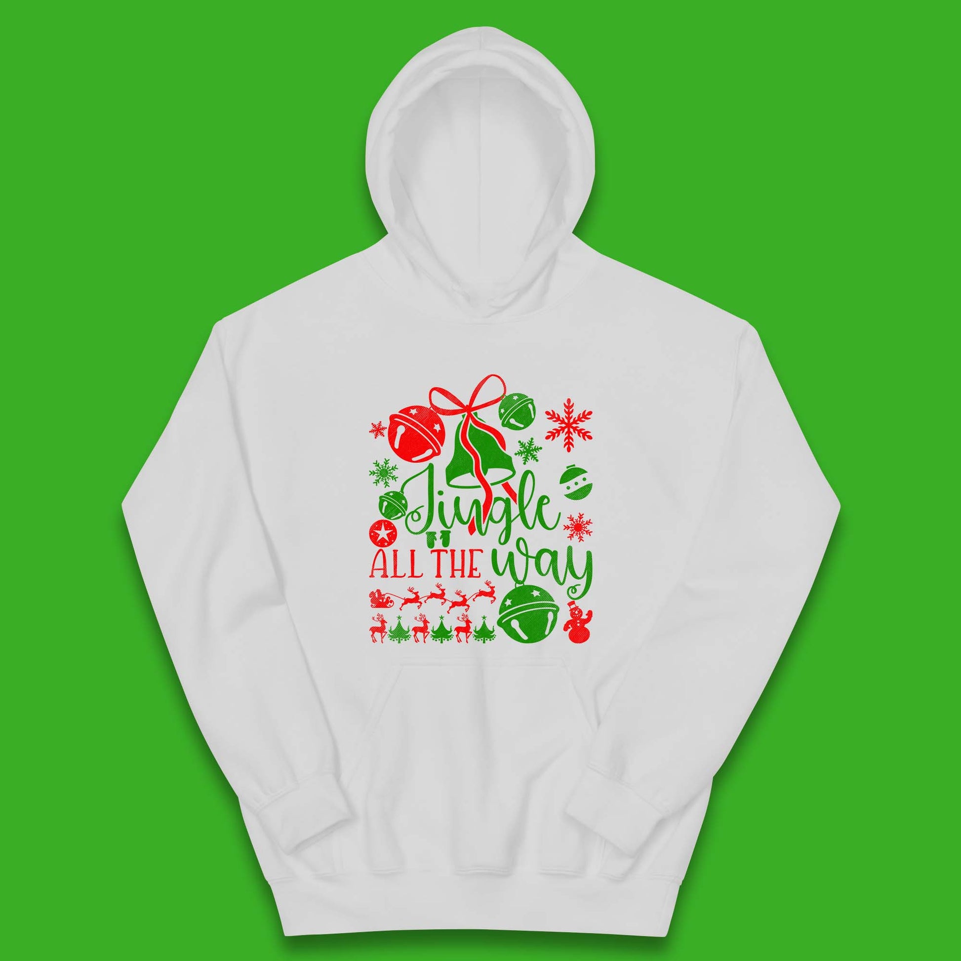 jingle all the way christmas hoodie