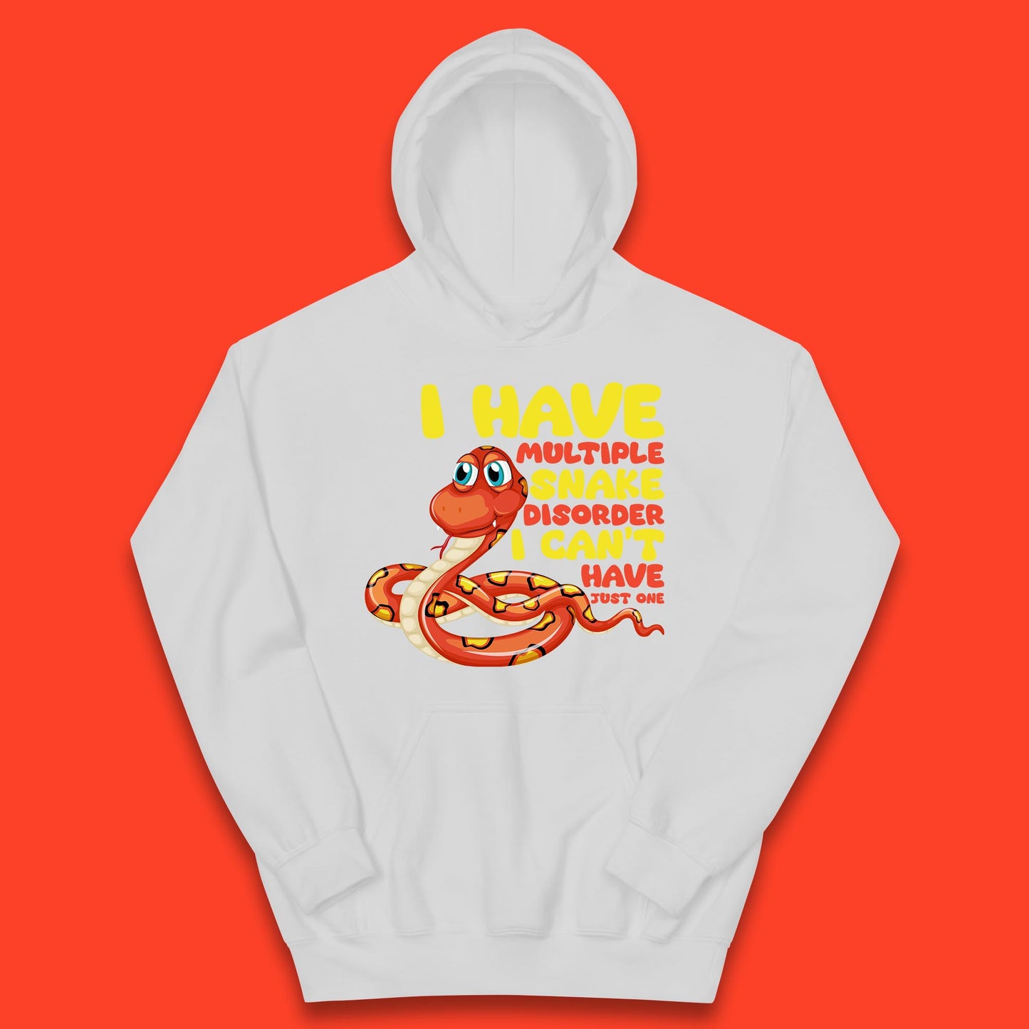 I Have Multiple Snake Disorder I Can't Have Just One Funny Snake Lover Kids Hoodie
