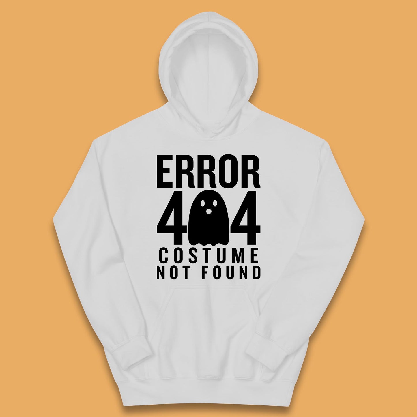Error 404 Costume Not Found Halloween This Is My Halloween Costume Error 404 Kids Hoodie