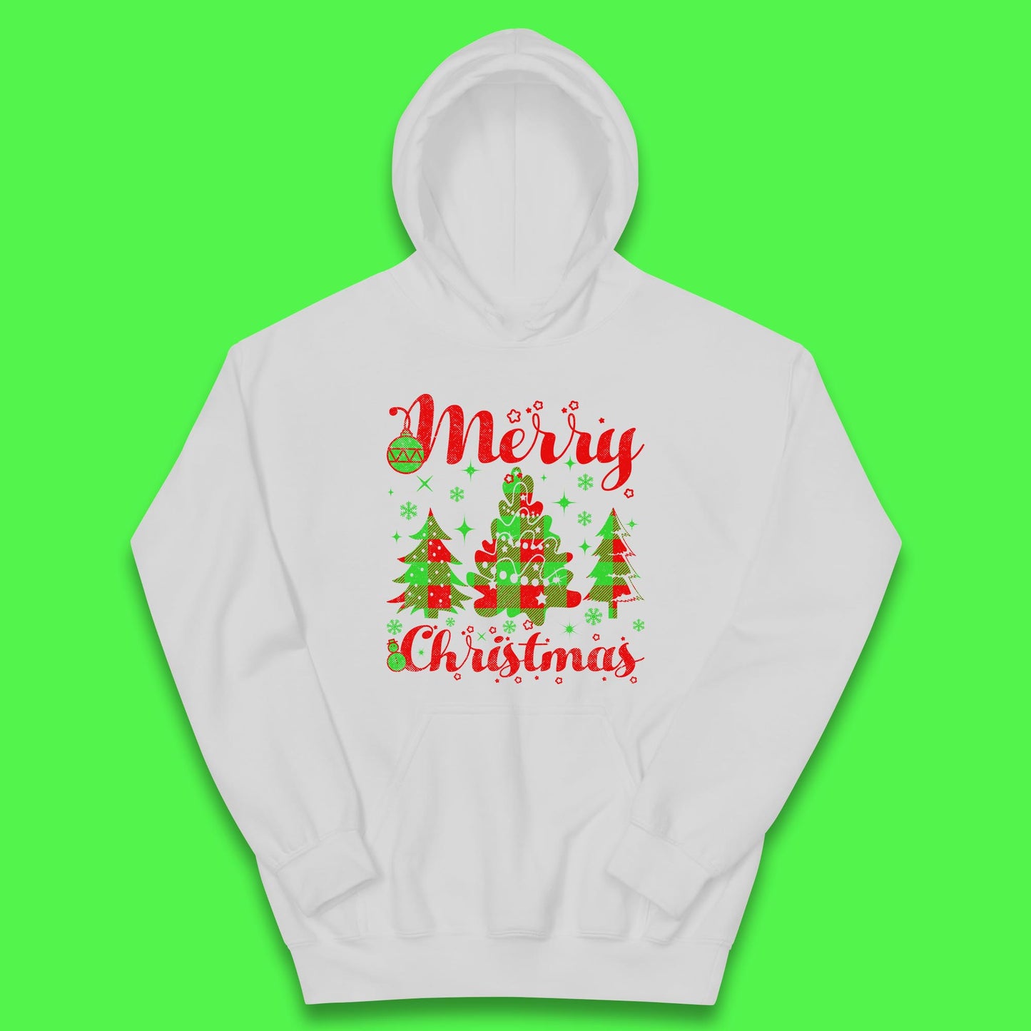 merry christmas trees hoodie