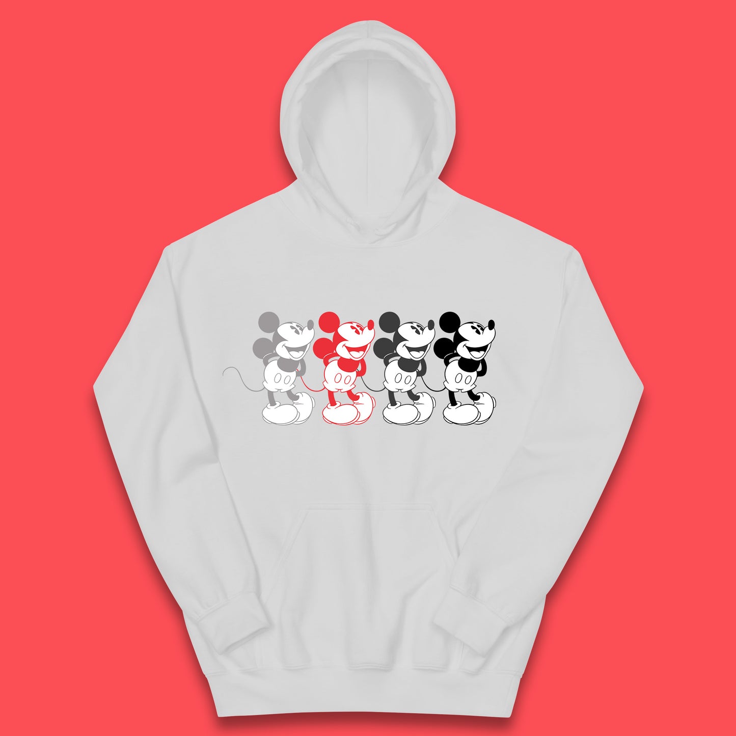 Disney Mickey Mouse Minnie Mouse Face Cartoon Character Disneyland Vacation Trip Disney World Kids Hoodie