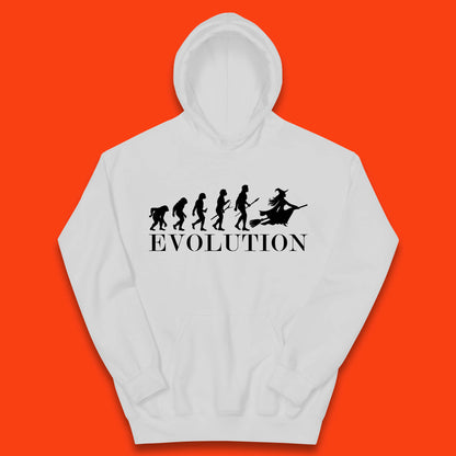 Witch Evolution Halloween Scary Spooky Witch Costume Kids Hoodie