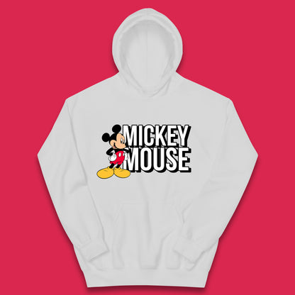 Disney Mickey Mouse Cartoon Character Disneyland Walt Disney Vacation Trip Disney World Kids Hoodie