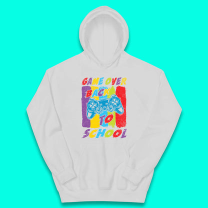 Game Over Return to the Halls of Learning Back To School Kids Study Gift Kids Hoodie