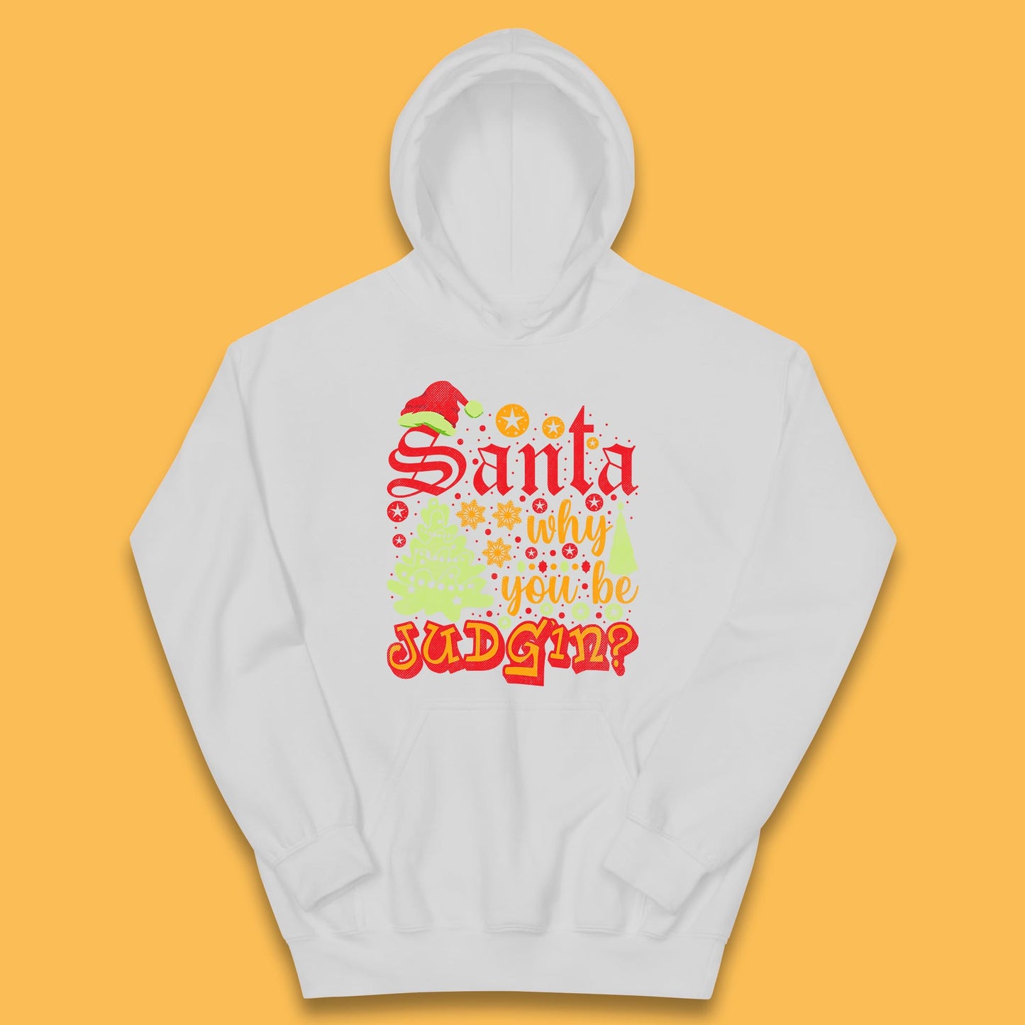 funny santa quotes hoodie