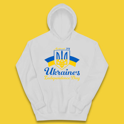 Ukraine's 24 August Ukraine Independence Day Proud Ukrainian Kids Hoodie
