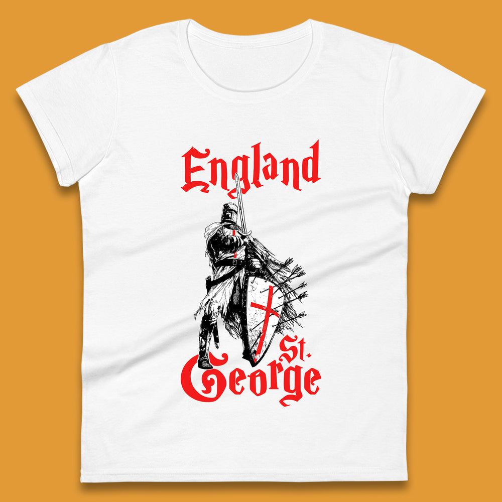 Knights Templar St George Day Womens T-Shirt