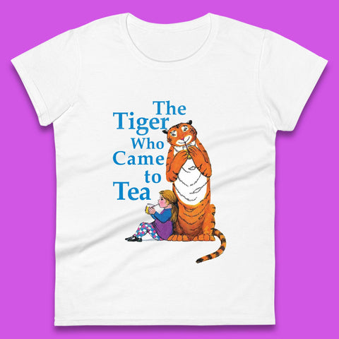 Ladies Tiger Who Came To Tea T Shirts UK
