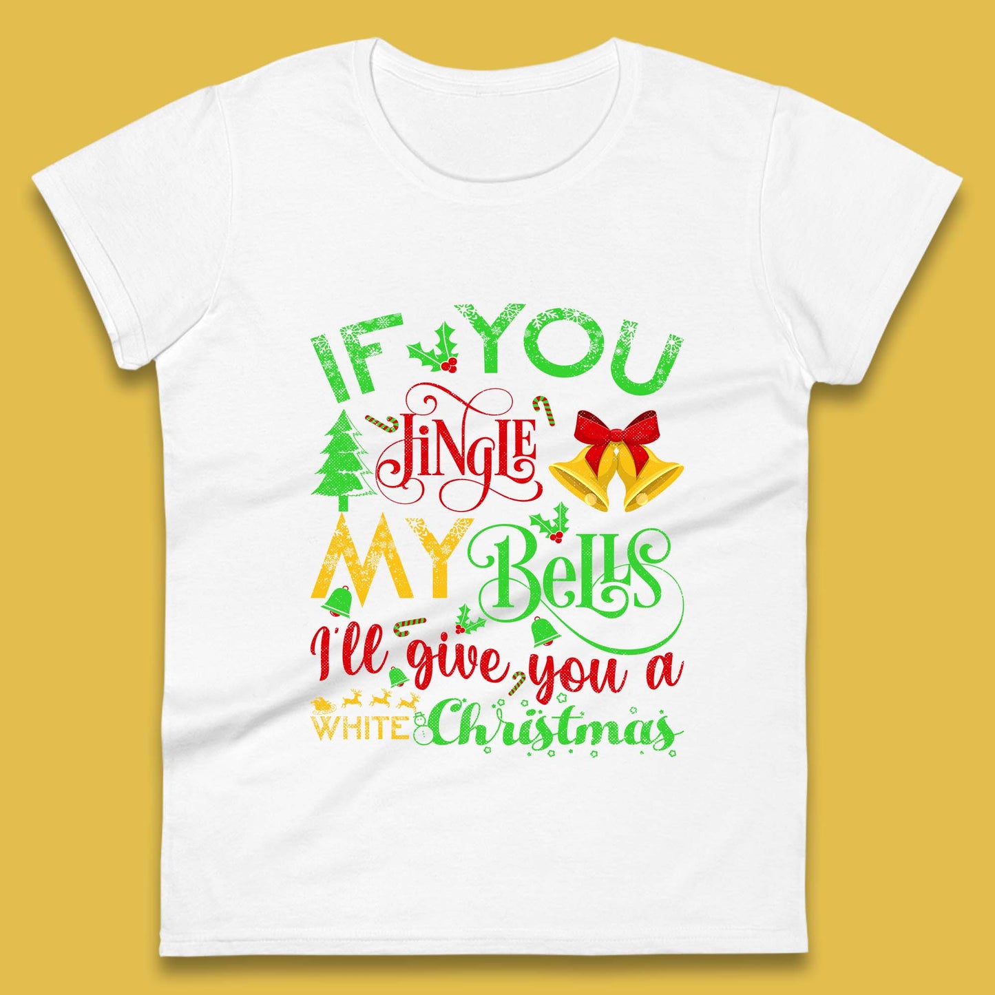 jingle bells funny t shirt