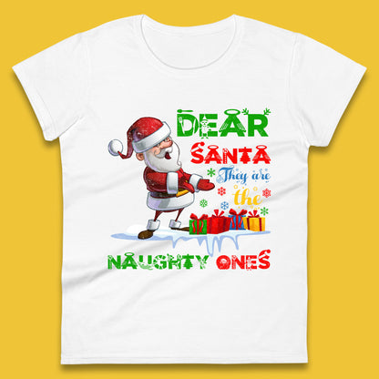 dear santa womens t shirt