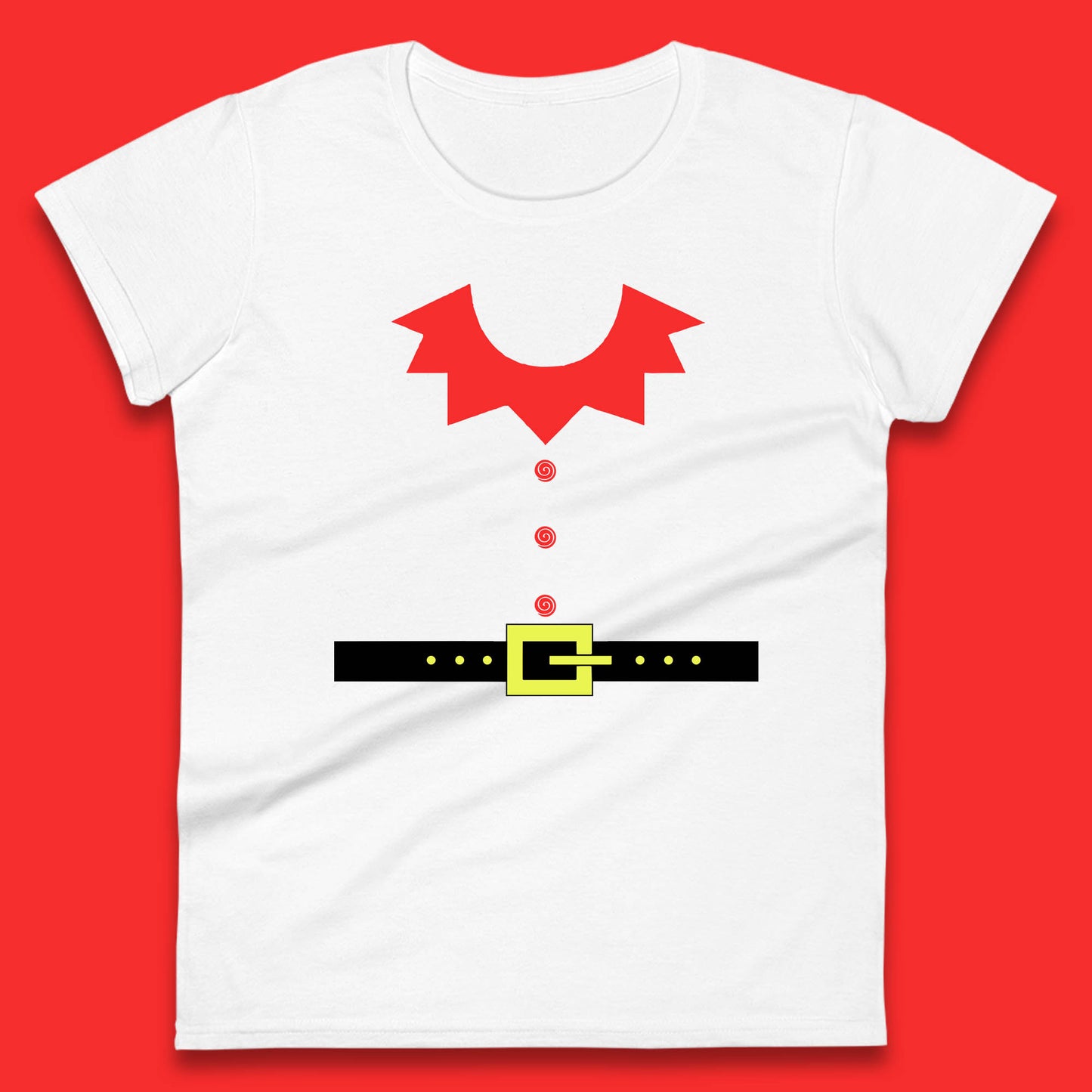 christmas elf costume womens t shirt