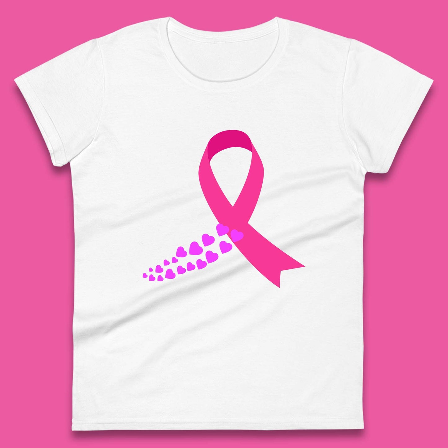 Breast Cancer Awareness Ribbon Cancer Survivor Fighter Breast Cancer Warriors Womens Tee Top