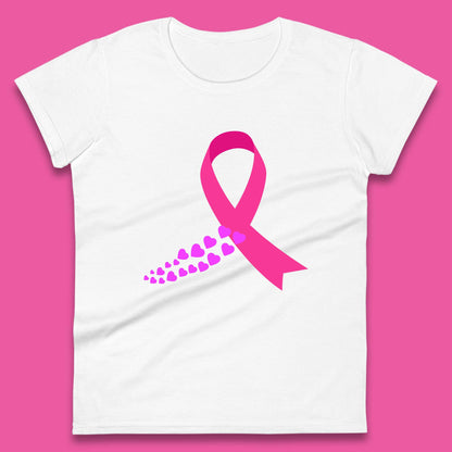 Breast Cancer Awareness Ribbon Cancer Survivor Fighter Breast Cancer Warriors Womens Tee Top