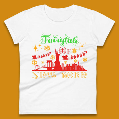 Fairytale Of New York Christmas Womens T-Shirt