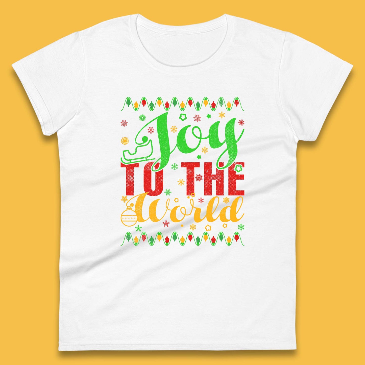 merry christmas joy to the world womens top