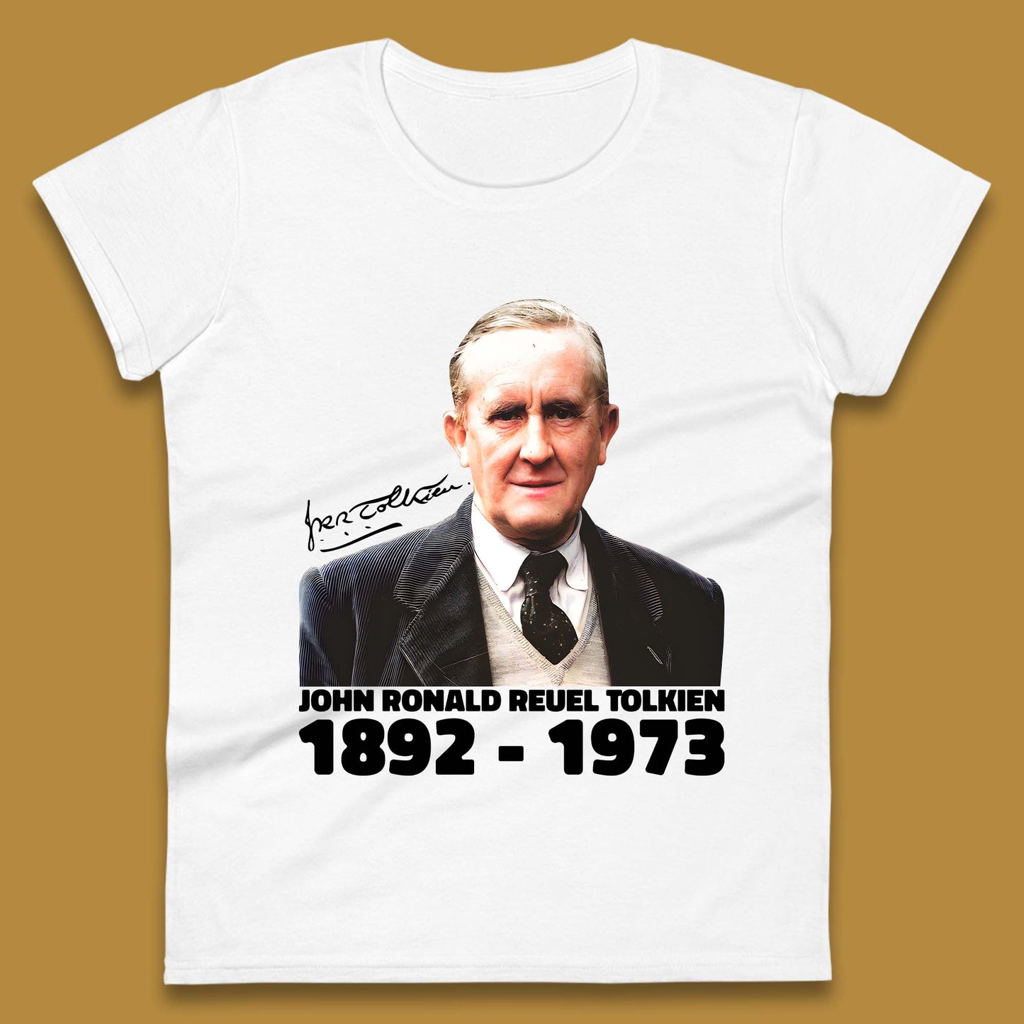 John Ronald Reuel Tolkien 1892-1973 Womens T-Shirt